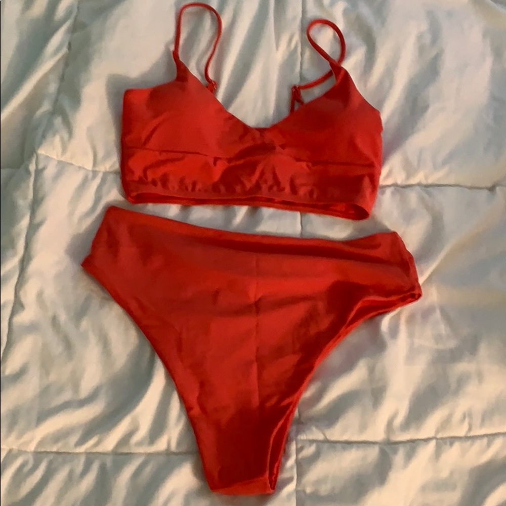 Shein high waisted bathing suit